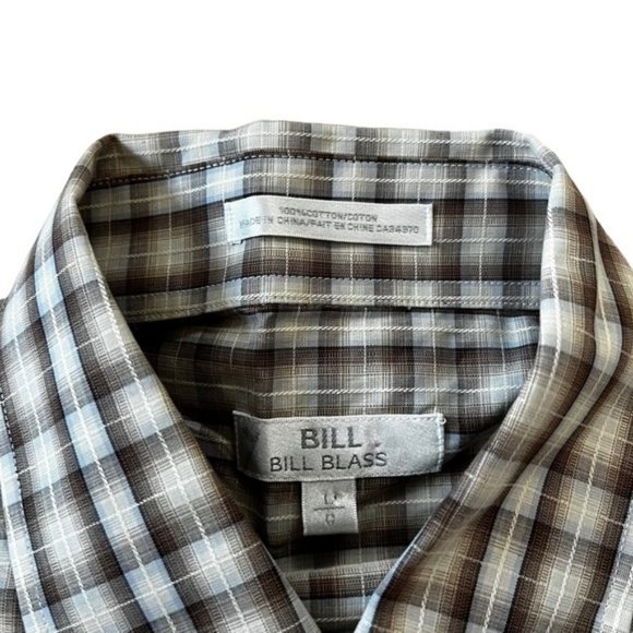 Bill Blass Button Down Short Sleeve Size Large - Picture 4 of 6